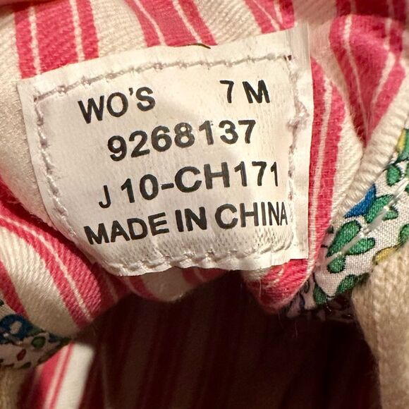 Sperry Top-Sider Women’s Floral Canvas Sneakers Coastal Preppy Shoes Size 7M NWT - Picture 6 of 10